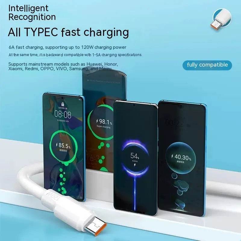 Charging Cable Fast Charging 120W Mobile Phone 6A Bold - www.Shopthatapp.com