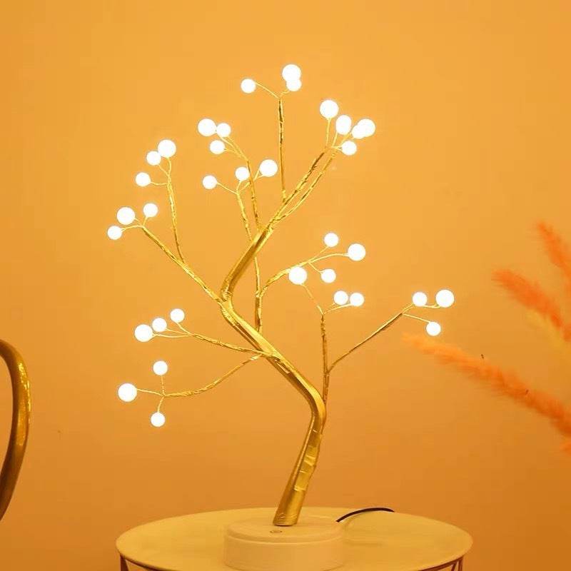 Led Copper Wire Light Bedroom Desk Table Light - www.Shopthatapp.com