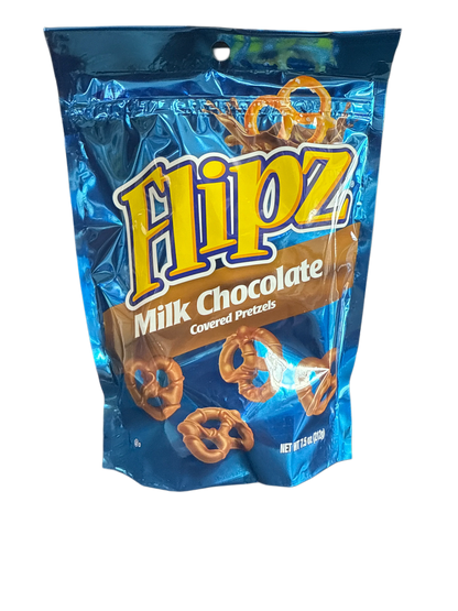 Flipz Milk Chocolate Covered Pretzels 212G - U.S Edition - www.Shopthatapp.com