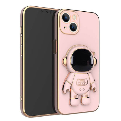 3D Astronaut Phone Case Anti-Drop Electroplating Bracket - www.Shopthatapp.com