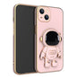 3D Astronaut Phone Case Anti-Drop Electroplating Bracket - www.Shopthatapp.com
