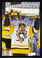 Sidney Crosby Pittsburgh Penguins Framed 20x29 Raising Stanley Cup Canvas - www.Shopthatapp.com