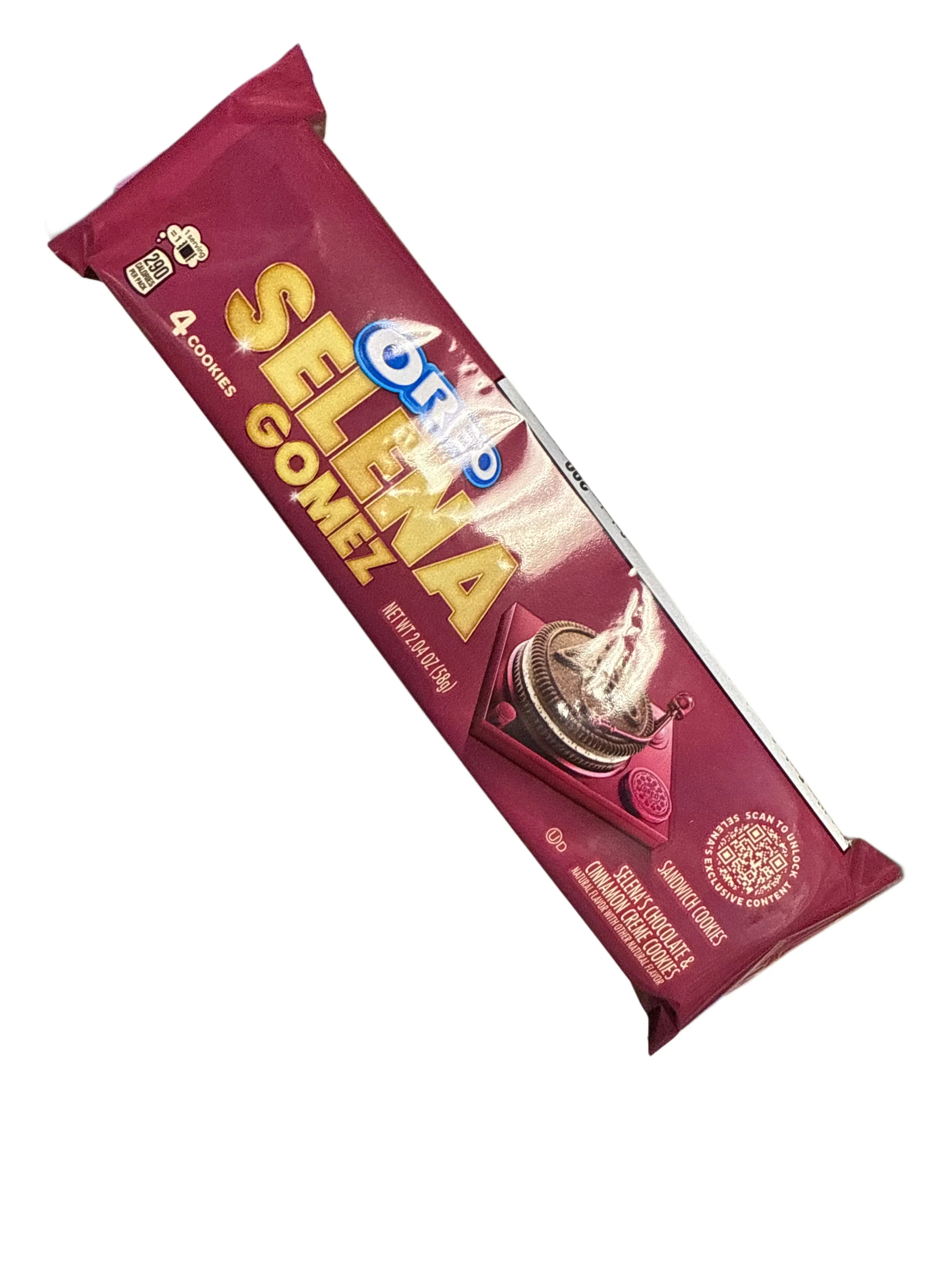 Oreo Selena Gomez Chocolate and Cinnamon Cream Cookies 58G - U.S Edition - www.Shopthatapp.com