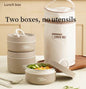 Portable Self-heating Japanese Multi Layer Thermal Insulated Lunch Box for Adult. - www.Shopthatapp.com