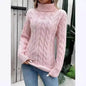 Women's Cable-knit Turtleneck Sweater - www.Shopthatapp.com