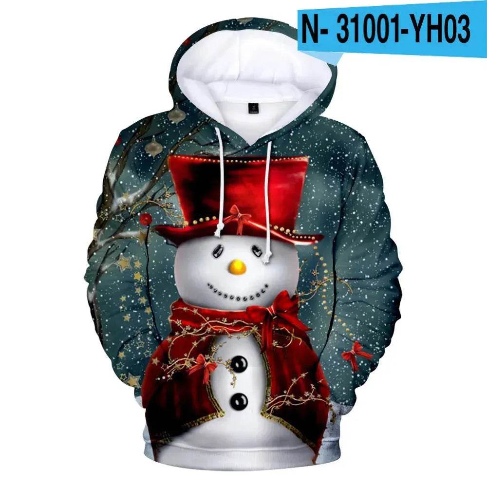 New Funny Christmas Printed Hoodie sweatshirt - www.Shopthatapp.com