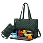 Women Stylish Fashion Commute Office Insulated Work Handbag Lunch Bag - www.Shopthatapp.com