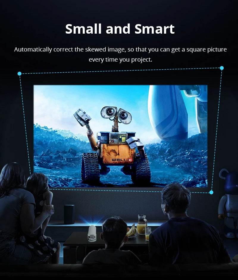 Barrel Machine Hy300 Smart AnzhuoHD Projection Screen Home Recommend Projector - www.Shopthatapp.com