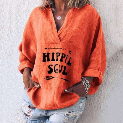 Casual Summer Cotton blend pocket women blouse  top - www.Shopthatapp.com