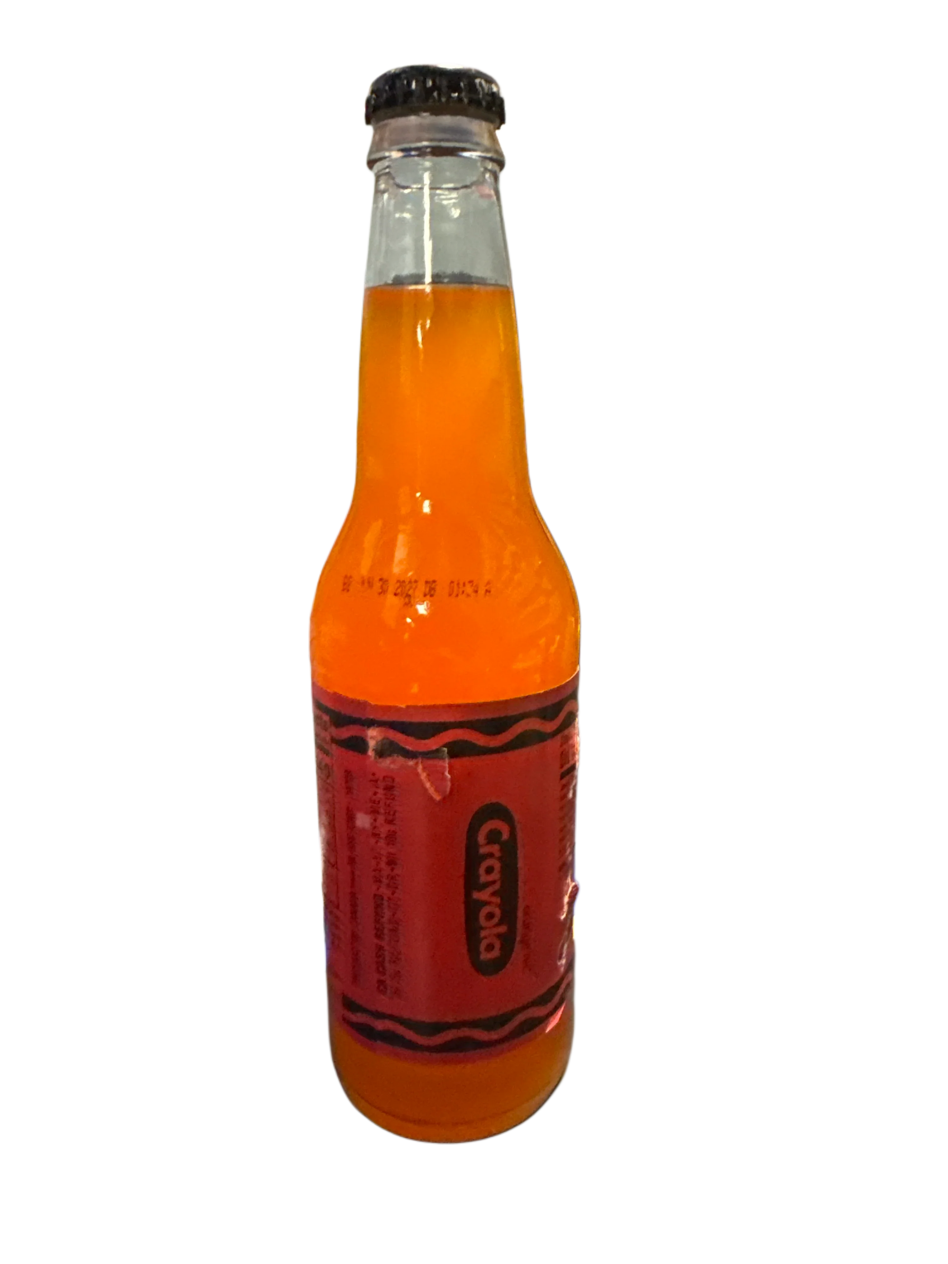 Jones Crayola Limited Edition Orange Red Glass Bottle 355ML - U.S Edition - www.Shopthatapp.com
