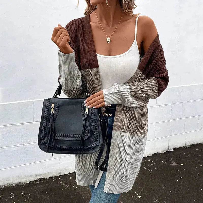 New style Autumn Winter Women Long Knitted Sweater Cardigan - www.Shopthatapp.com