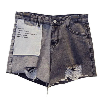 Plus Size Women's Denim Shorts For Women - www.Shopthatapp.com
