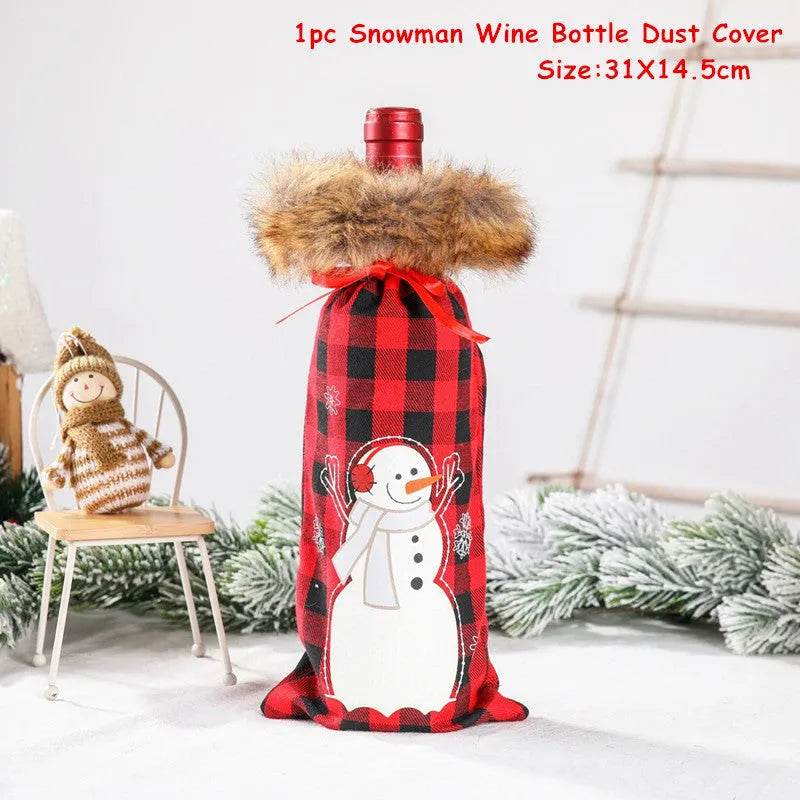 Christmas Decorations Christmas Wine Bottle Socks - www.Shopthatapp.com