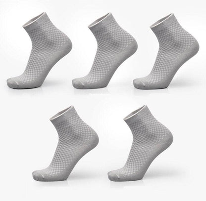 Socks men's new bamboo fiber men's business socks - www.Shopthatapp.com
