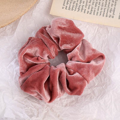 Fashion Velvet Scrunchies for Hair Ponytail Holder - www.Shopthatapp.com