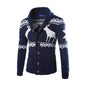 Men's fawn Deer Button Christmas cardigan sweater - www.Shopthatapp.com