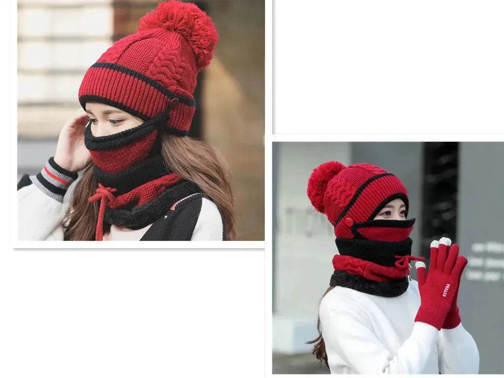 Buy Full Face winter cover knitted mask balaclavas for cold weathers - www.Shopthatapp.com