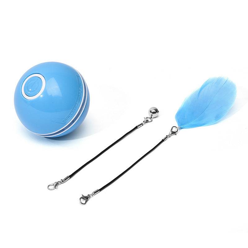 LED Laser Electronic Rolling Pet Funny Cat Toy Ball - www.Shopthatapp.com