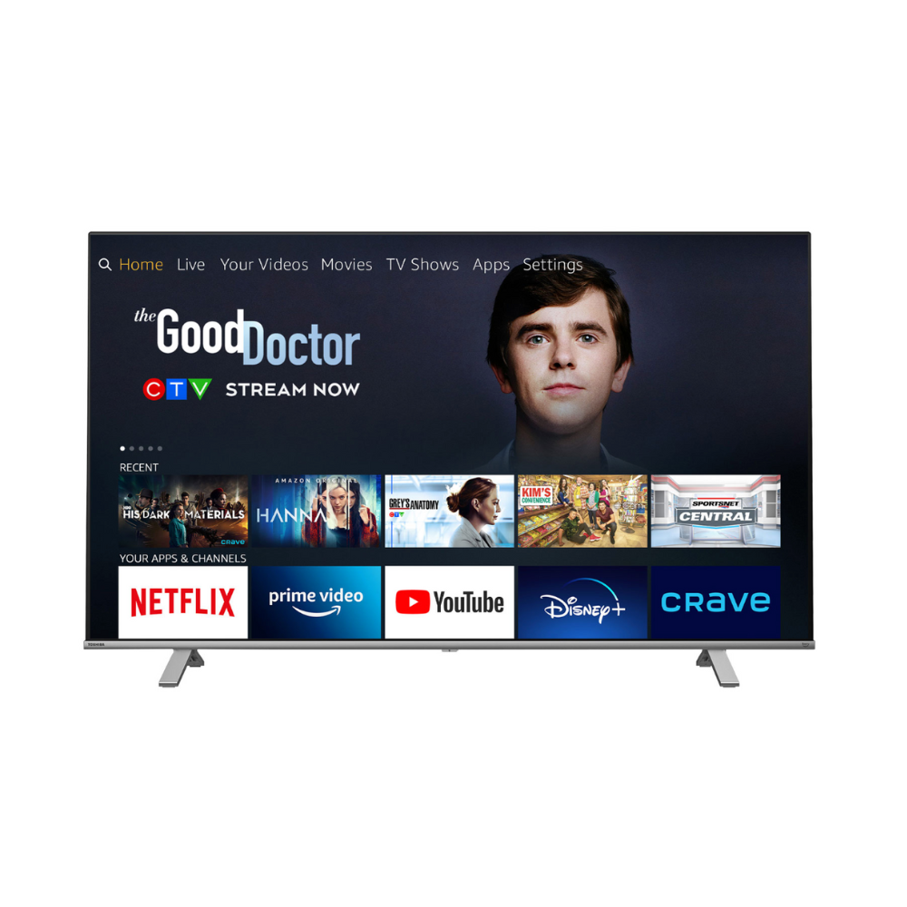 Téléviseur Toshiba 55" 4K UHD HDR LED intelligent Fire TV Edition (55C350LC) - www.Shopthatapp.com