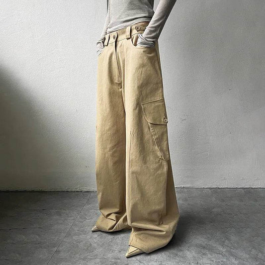 Casual Straight-leg Baggy Jeans Pant For Women - www.Shopthatapp.com