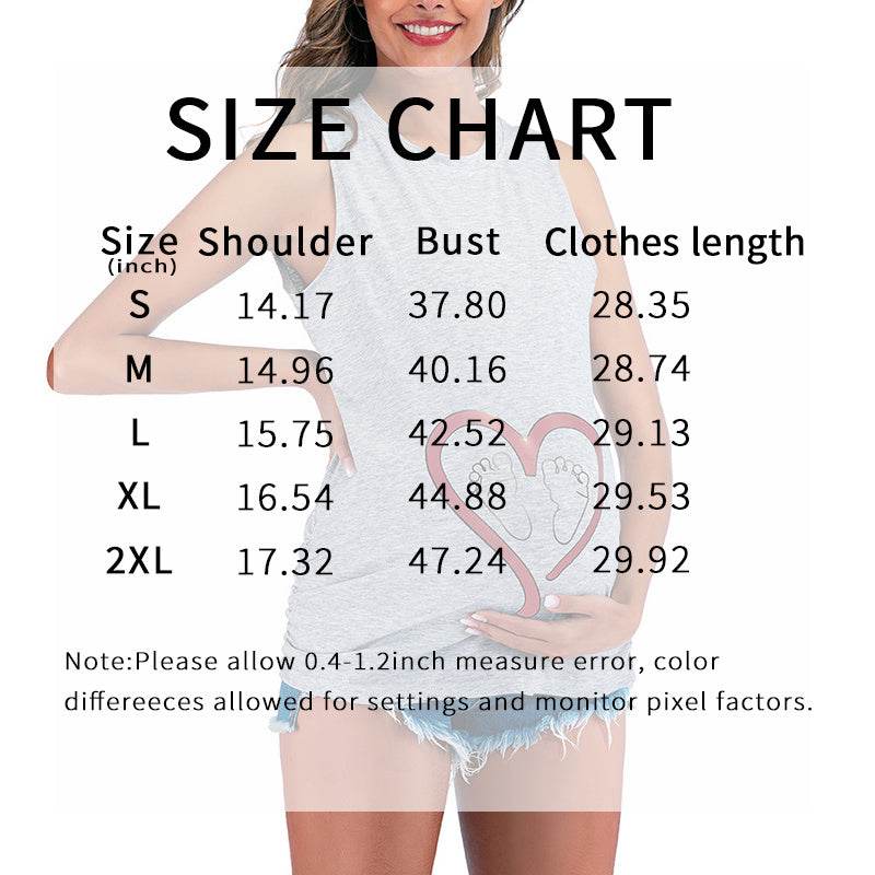 Maternity Tank Tops For Women Ruched Sleeveless Basic Tops Maternity Shirt Vest Pregnancy Tee - www.Shopthatapp.com