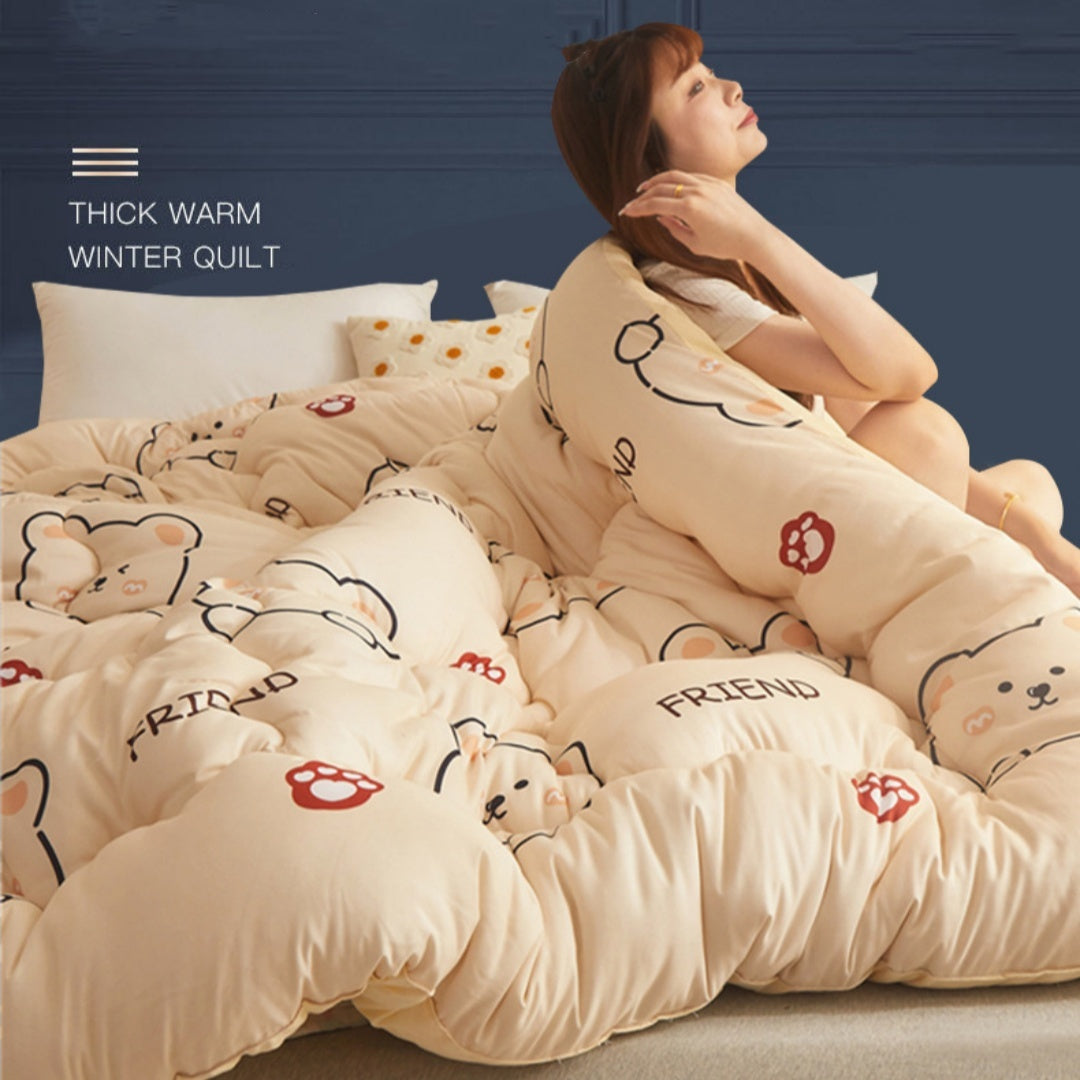 Airable Cover Double Thickened Cotton Duvet Insert - www.Shopthatapp.com