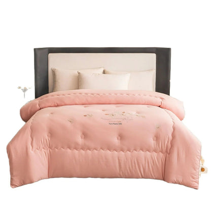 Comfortable Soybean Cellucotton Single Double Duvet Airable Cover Lunch Break Spring Summer Thin Quilt Duvet Insert - www.Shopthatapp.com
