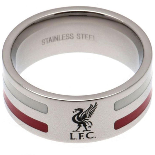 Liverpool FC Colour Stripe Ring Large - www.Shopthatapp.com
