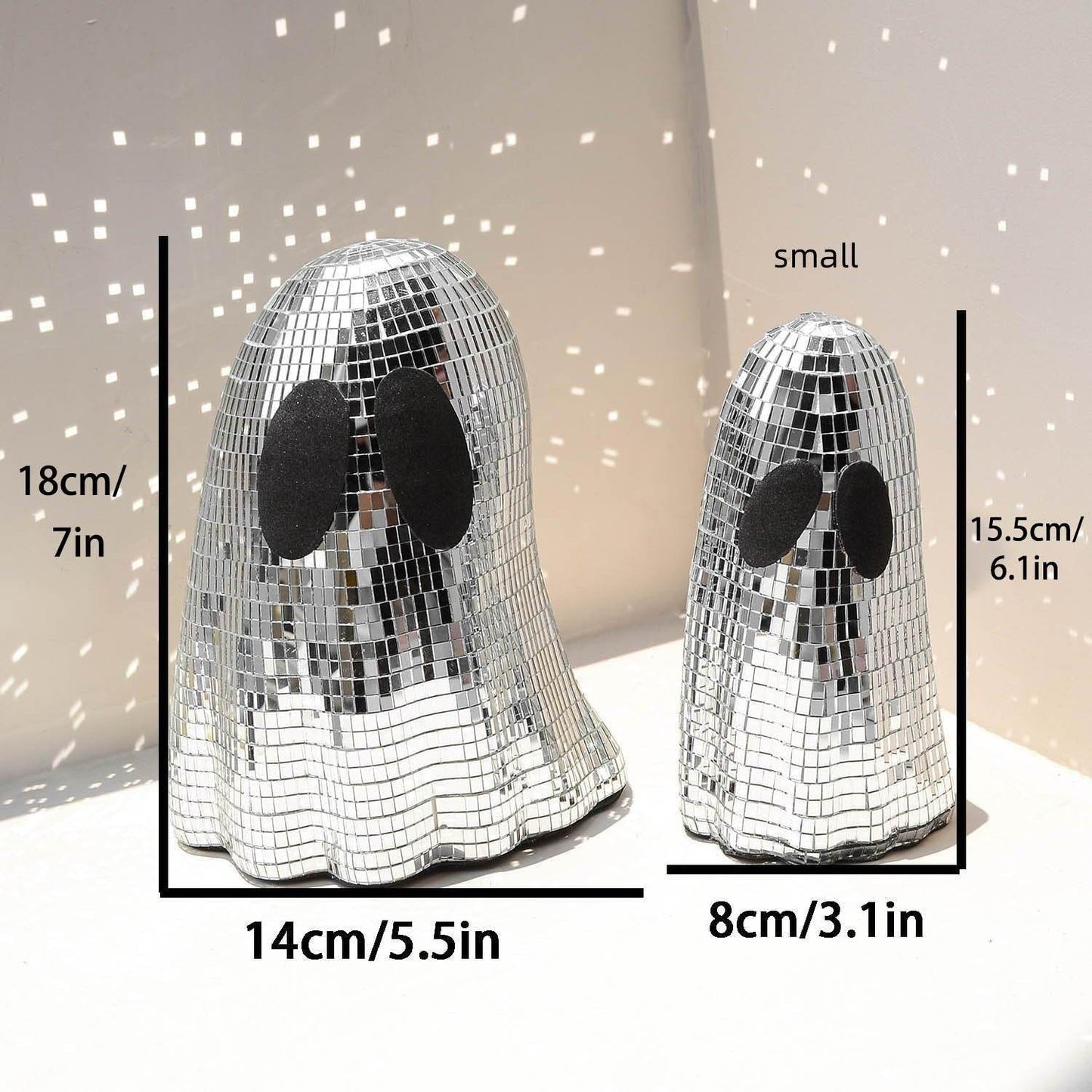 Halloween Diss Cute Mosaic Mirror Patch Decoration Desktop Decoration - www.Shopthatapp.com