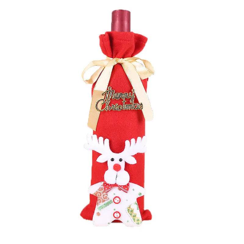 Christmas Decorations Christmas Wine Bottle Socks - www.Shopthatapp.com