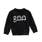 Unisex Cartoon Ghost Embroidered Long-sleeved Sweater Pullover for Boys and girls - www.Shopthatapp.com