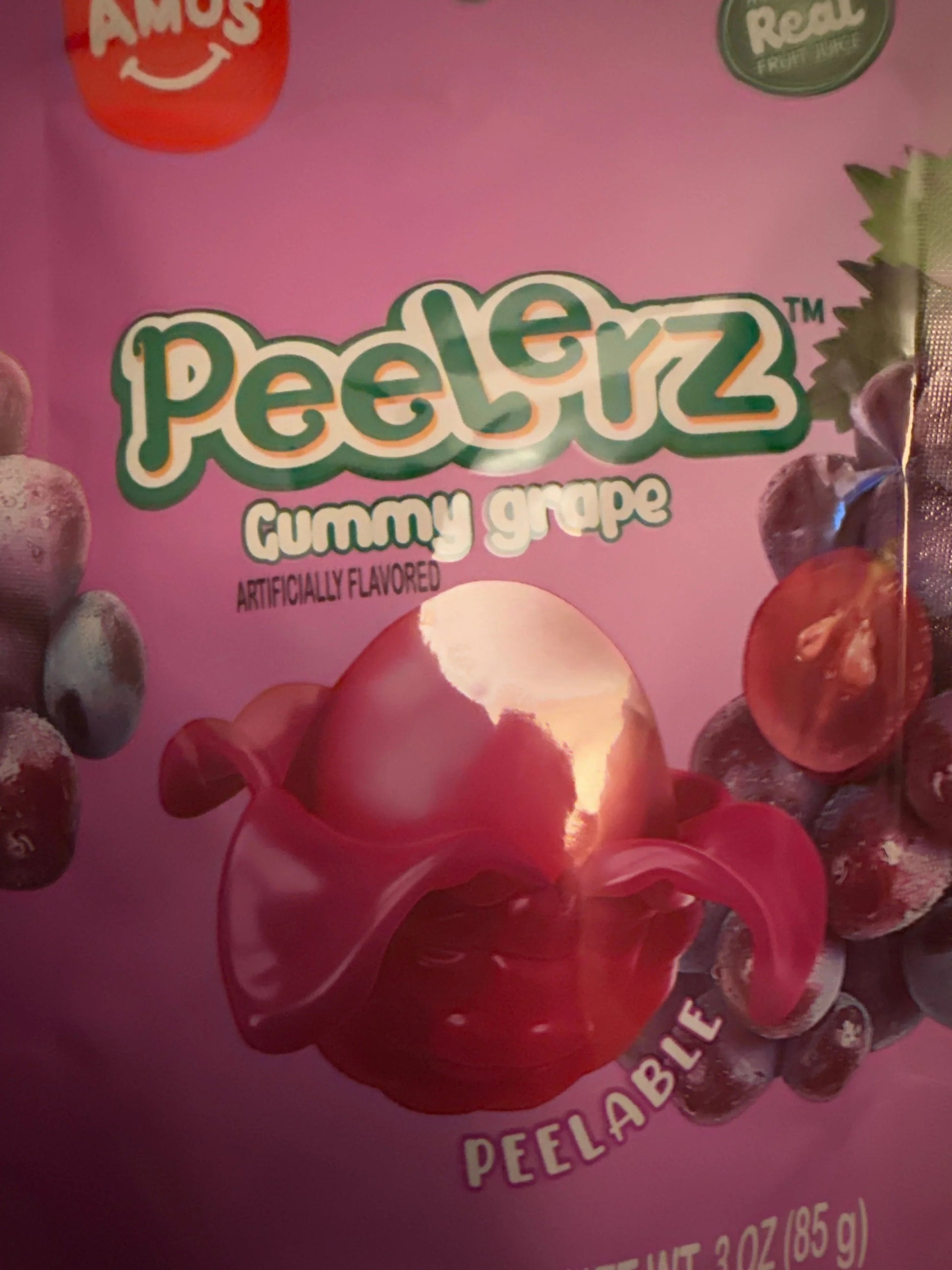 Amos Peelerz Gummy Grape 85G - U.S Edition - www.Shopthatapp.com