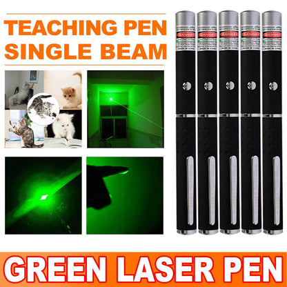 Pet Toy Green Laser Pointer Pen Light Single Beam High Power Lazer Flashlight 900Miles 1mW 532nm Torch - www.Shopthatapp.com