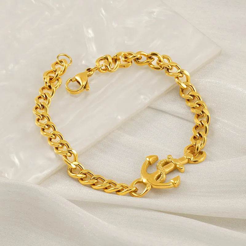 Fashion Stainless Steel Cuban Link Chain Bracelet Numbers - www.Shopthatapp.com
