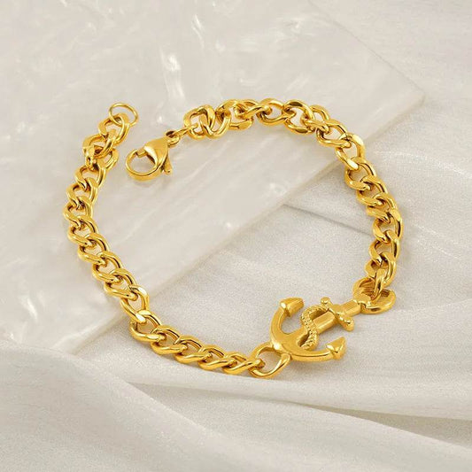 Fashion Stainless Steel Cuban Link Chain Bracelet Numbers - www.Shopthatapp.com
