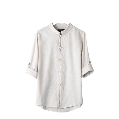 Men's Linen Vintage Plus Size Shirt - www.Shopthatapp.com