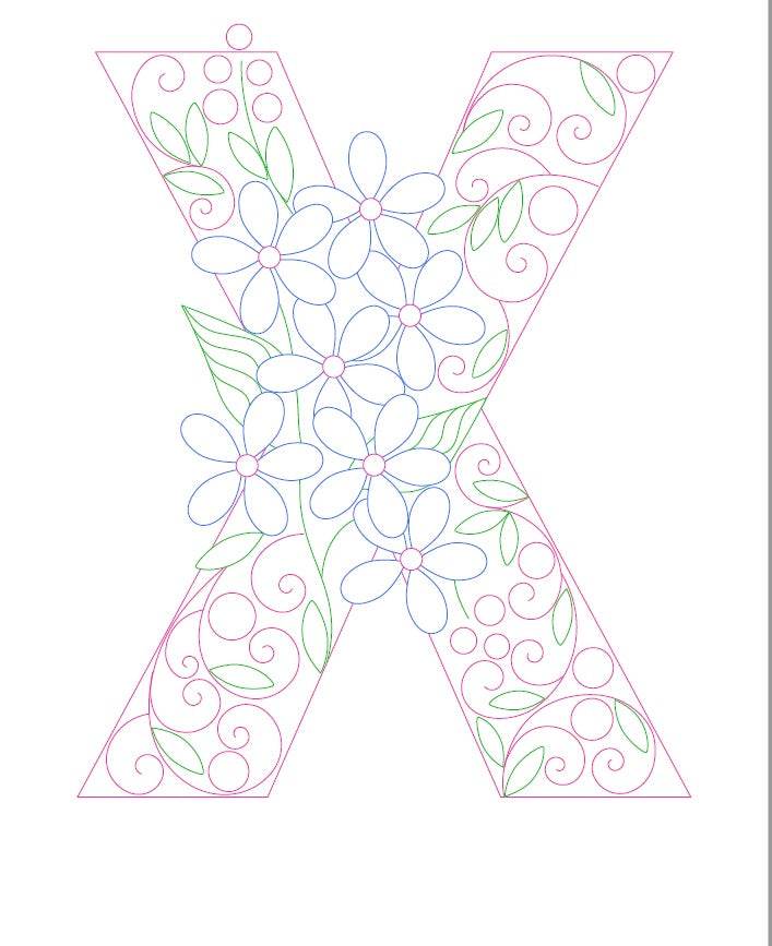 Paper Filigree Painting Kit - Letters - www.Shopthatapp.com