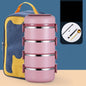 304 Stainless Steel Multi-layer Thermal insulated lunch container - www.Shopthatapp.com