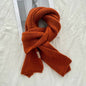 Women's Sweet Version Fleece Solid Scarf Autumn And Winter - www.Shopthatapp.com