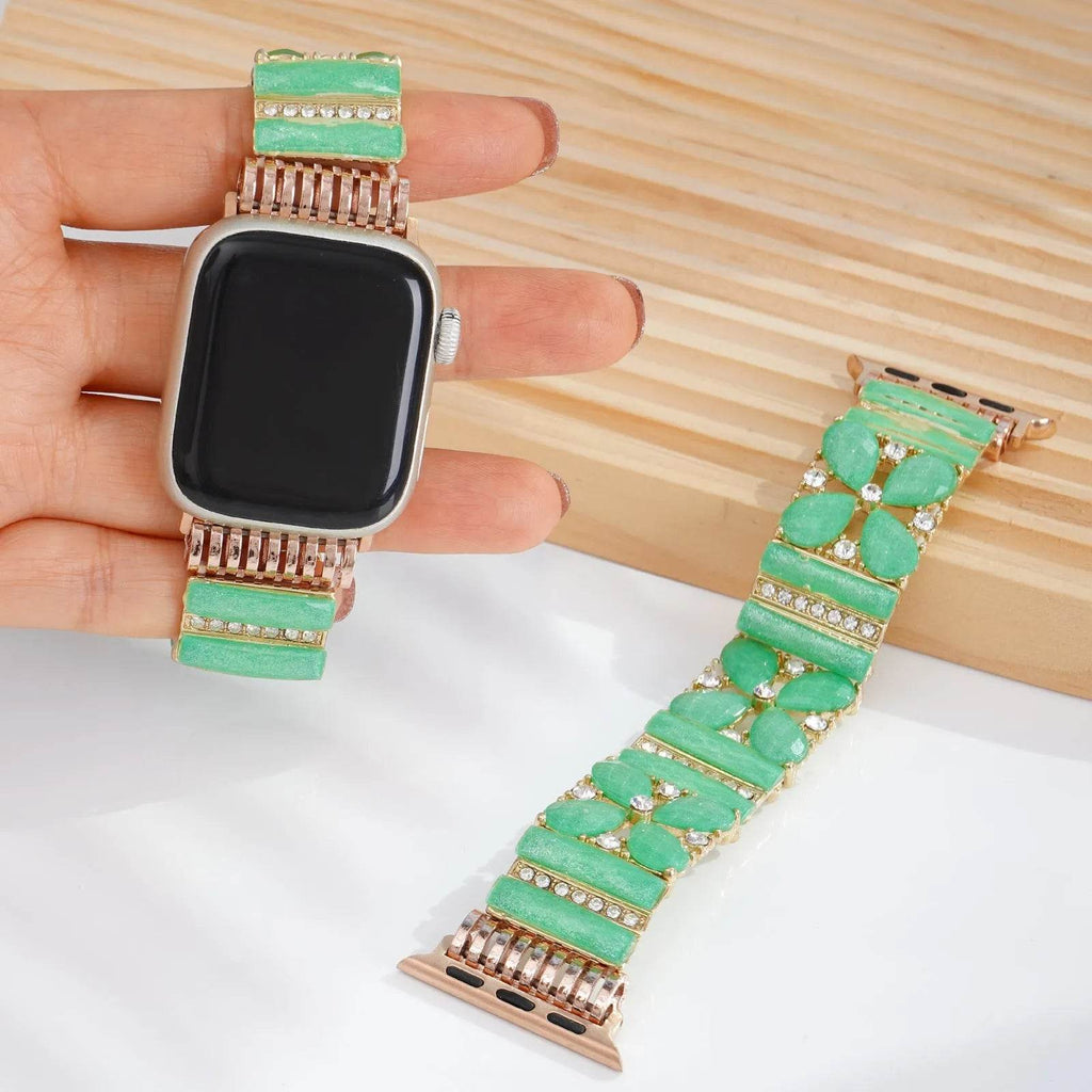 Strap Green Jewelry Watch Band Bracelet women - www.Shopthatapp.com