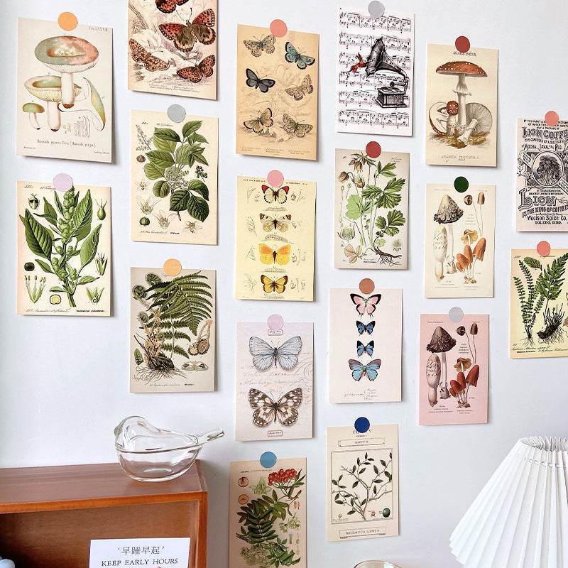 Forest Plant Series Decorative Card Wall Bedroom Postcard Wall Sticker Decoration Decorative Card - www.Shopthatapp.com