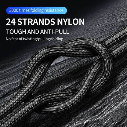 Nylon Braided Mobile Phone Fast Charging Cable - www.Shopthatapp.com