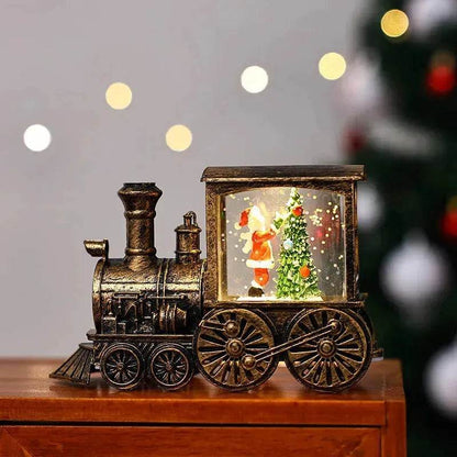 Christmas Gift Train Decoration Small Night Lamp - www.Shopthatapp.com