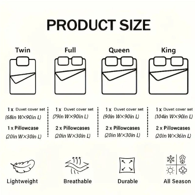 Haoyijia Big Flower Duvet Cover Queen - www.Shopthatapp.com