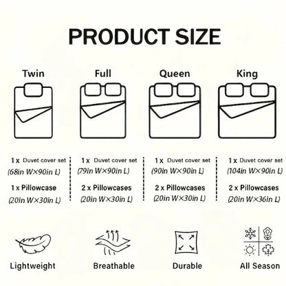 Haoyijia Big Flower Duvet Cover Queen - www.Shopthatapp.com