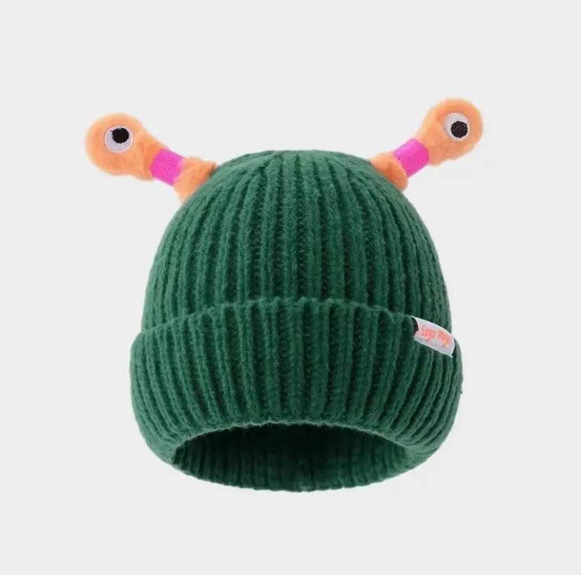 New Cute Luminous Fall Winter Warm Ear Protection Wool Cartoon All-matching Knitted Beanie Hat - www.Shopthatapp.com