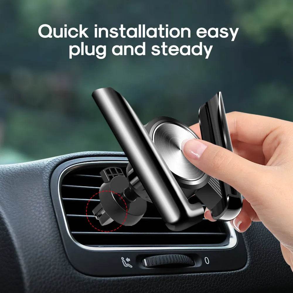 Car Mount bracket for mobile telephone Air vent mount Cradle Universal Car Phone Holder - www.Shopthatapp.com