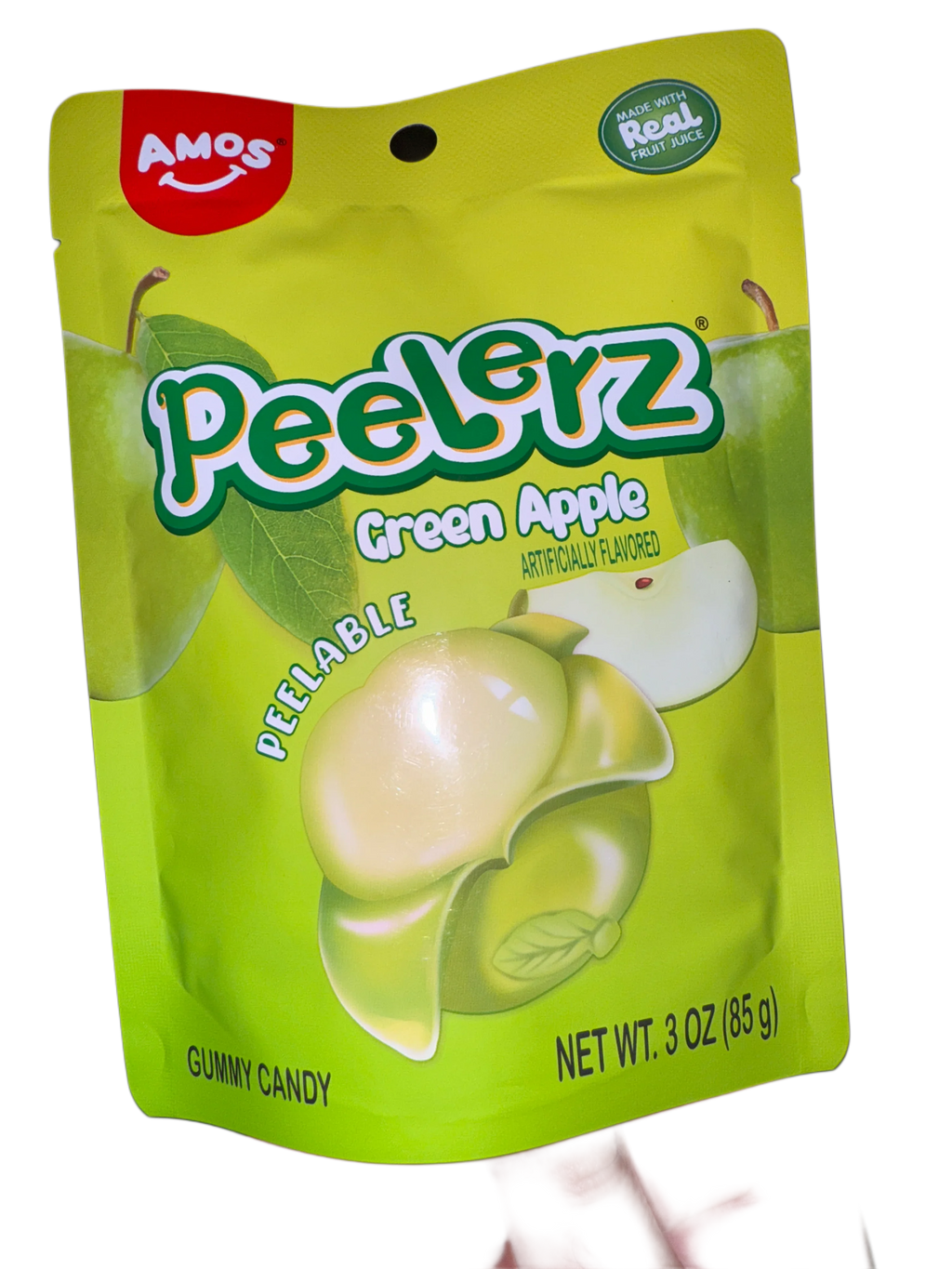 Amos Peelerz Gummy Green Apple 85G - U.S Edition - www.Shopthatapp.com