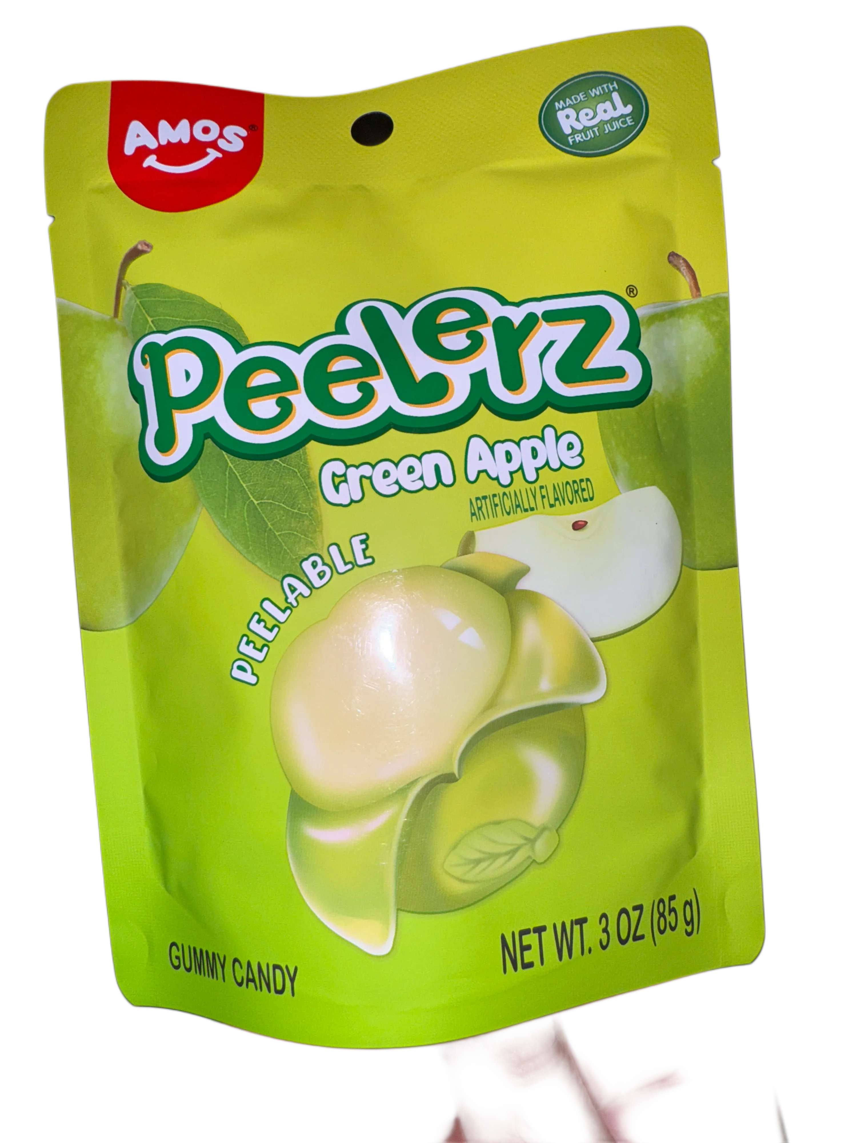 Amos Peelerz Gummy Green Apple 85G - U.S Edition - www.Shopthatapp.com