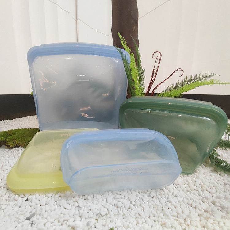Reusable Silicone Storage Bag Vacuum seal Bag - www.Shopthatapp.com